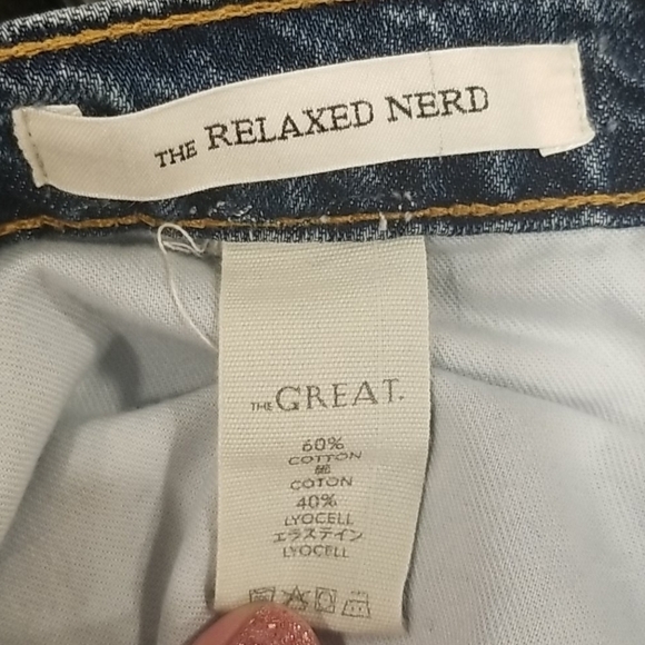 💕THE GREAT💕 The Relaxed Nerd Crop Flare Jeans 30 - Picture 15 of 15
